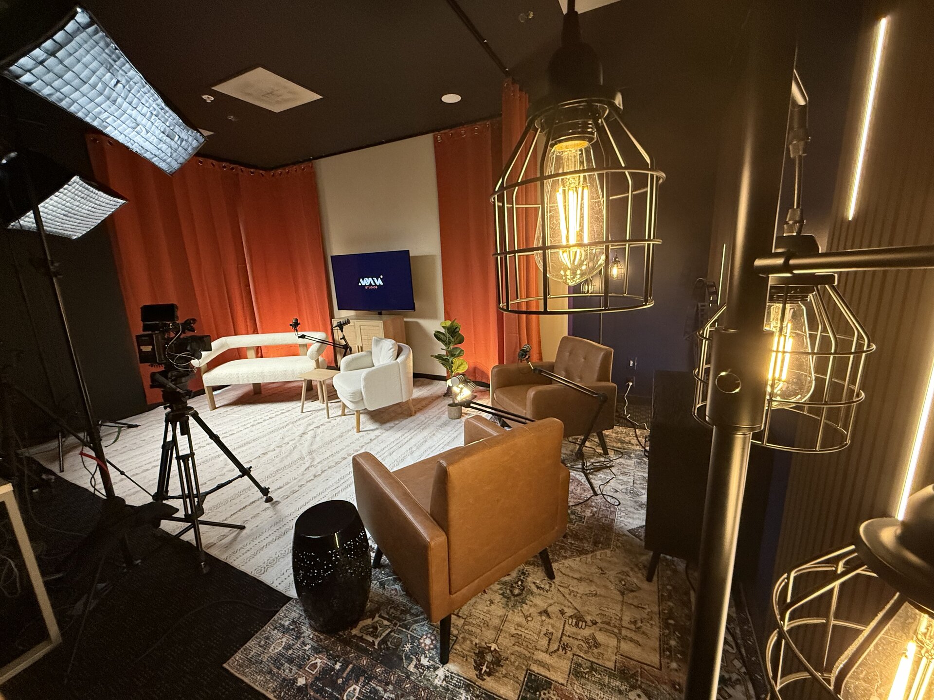 Wide studio view
